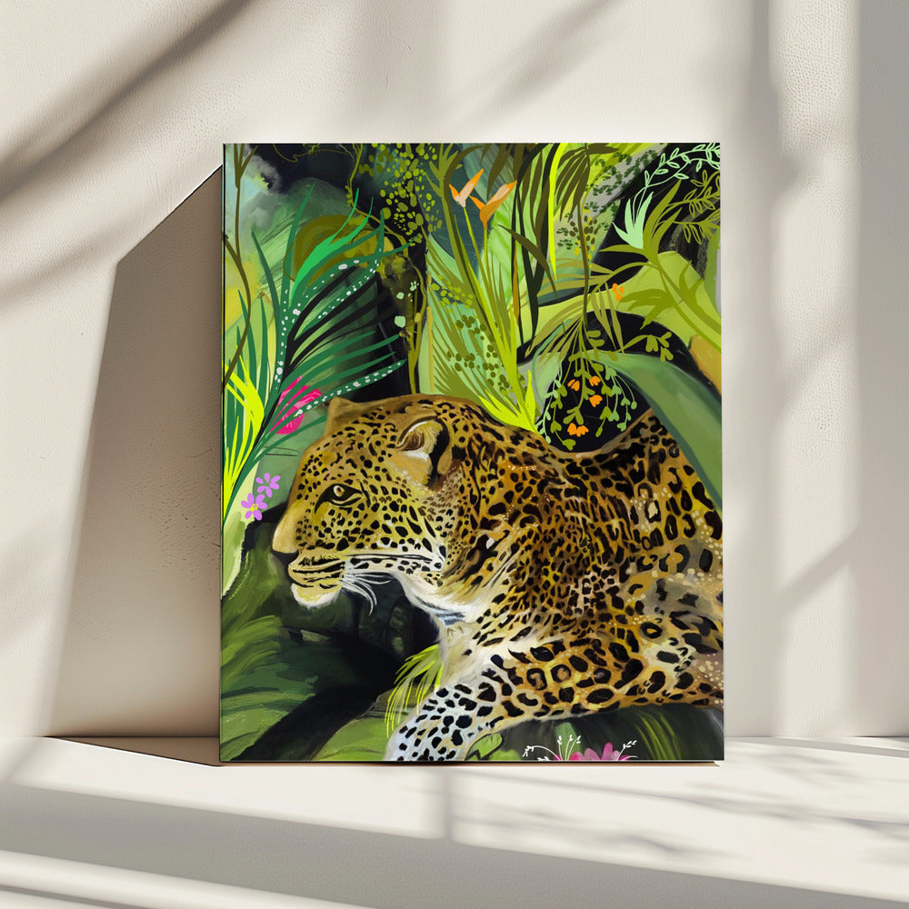Leopardenkönig | Leinwand