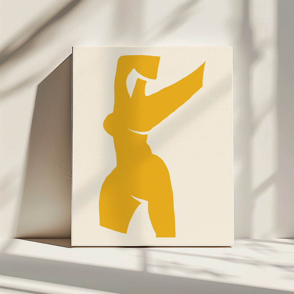 Die gelbe Muse 02 | Leinwand