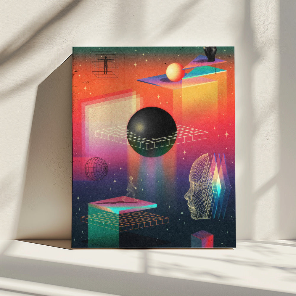 Zwischen den Dimensionen | Leinwand