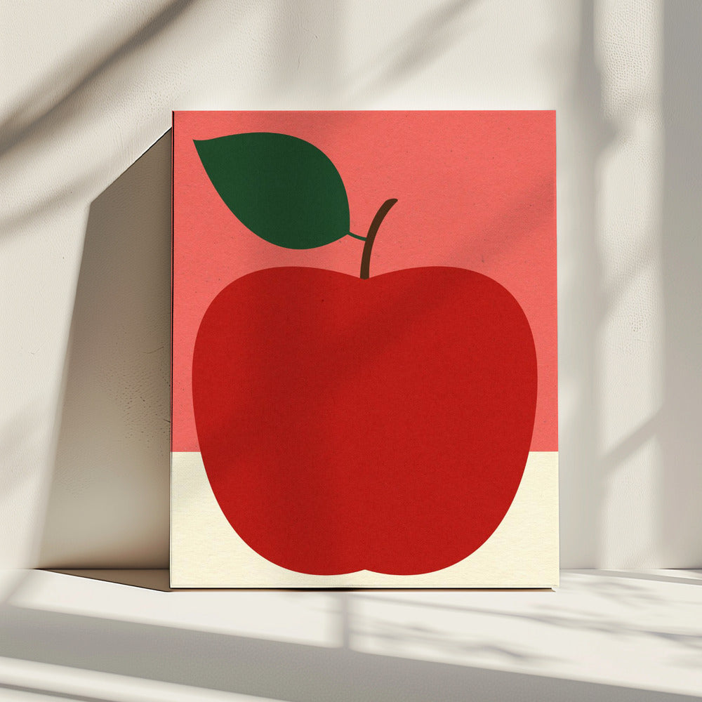 Roter Apfel | Leinwand