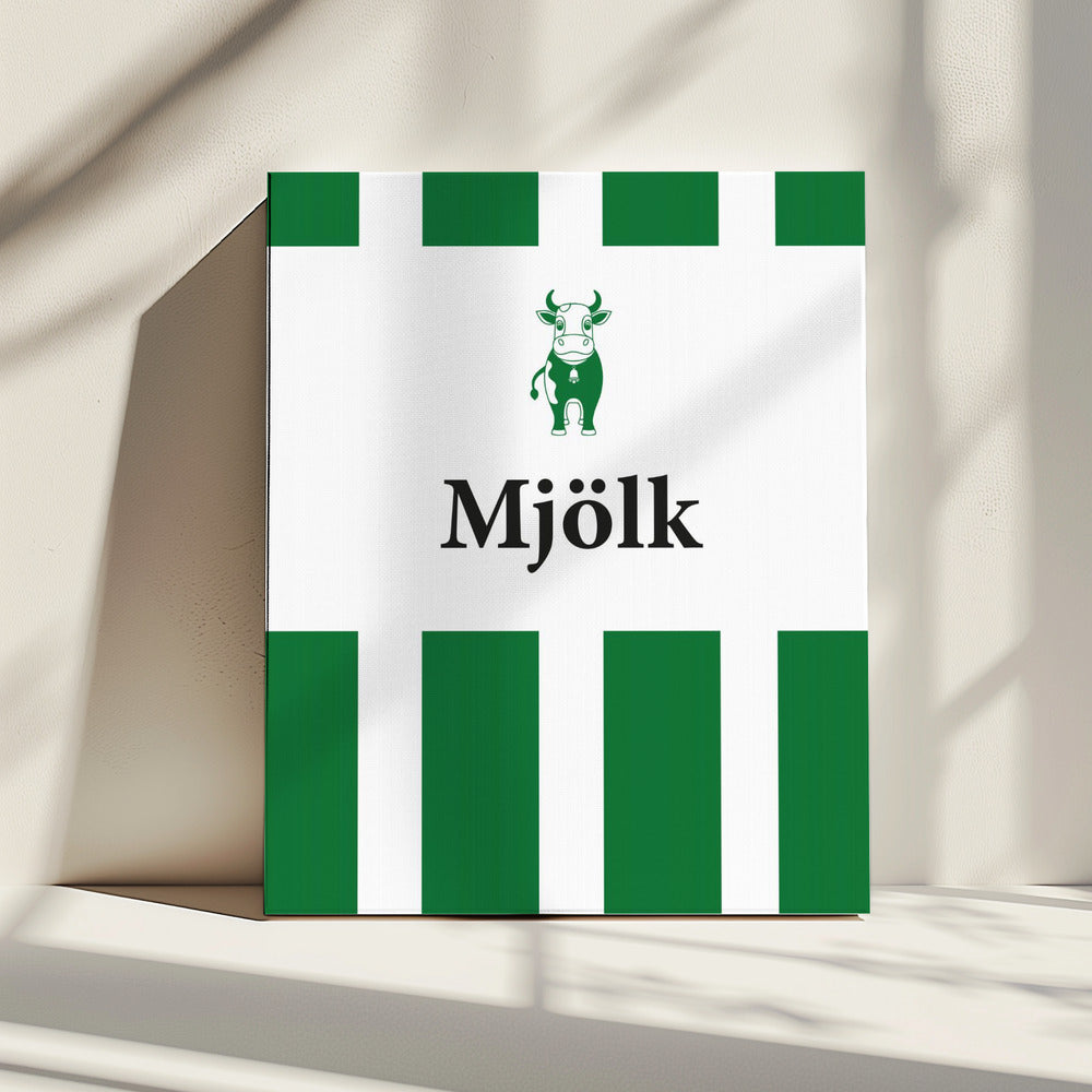 Mjölk Röd | Leinwand