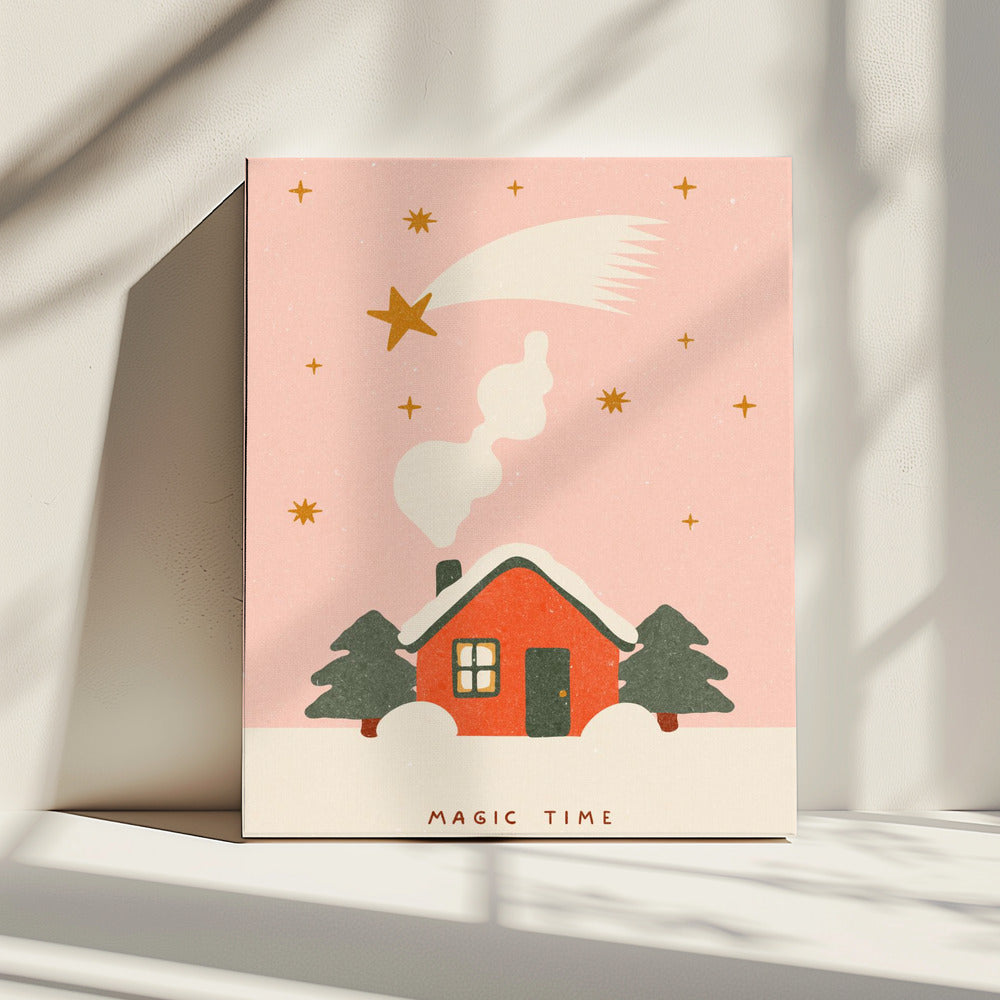 Eine zauberhafte Zeit zu Weihnachten | Leinwand