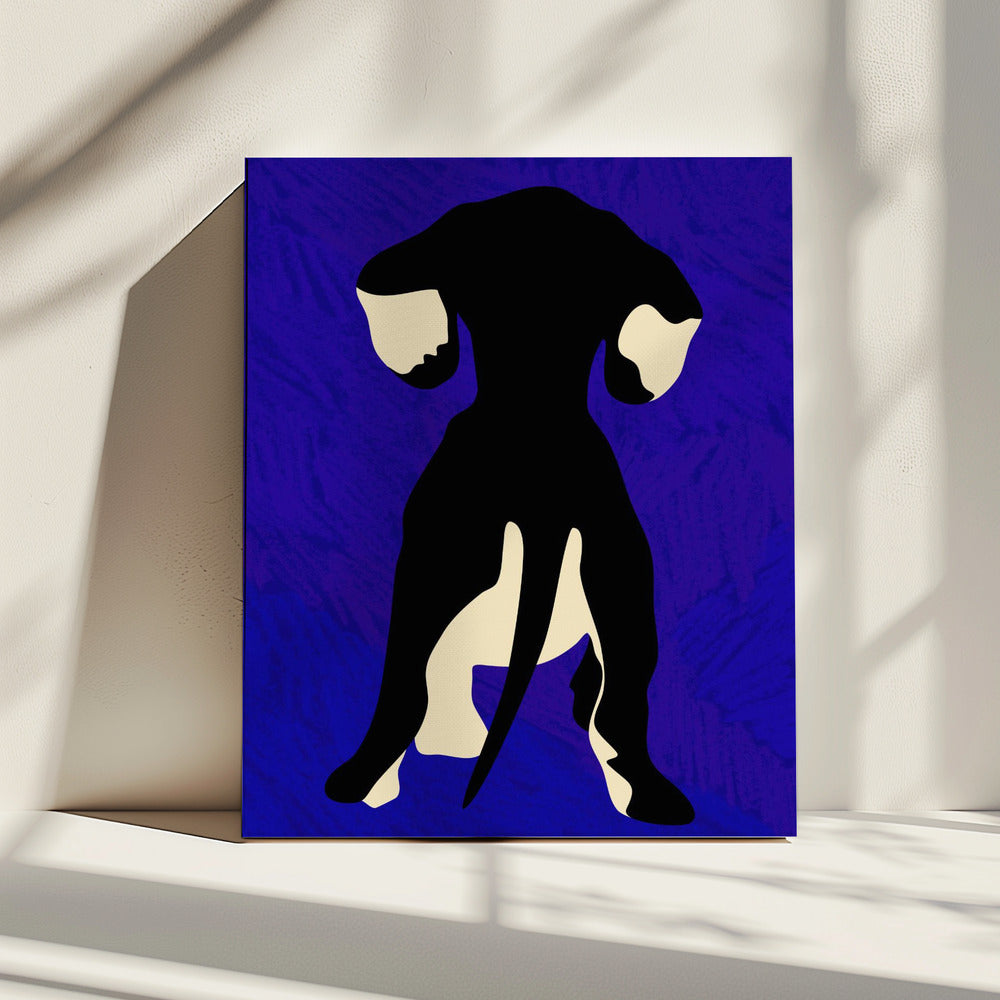 Blauer Hintergrund | Leinwand