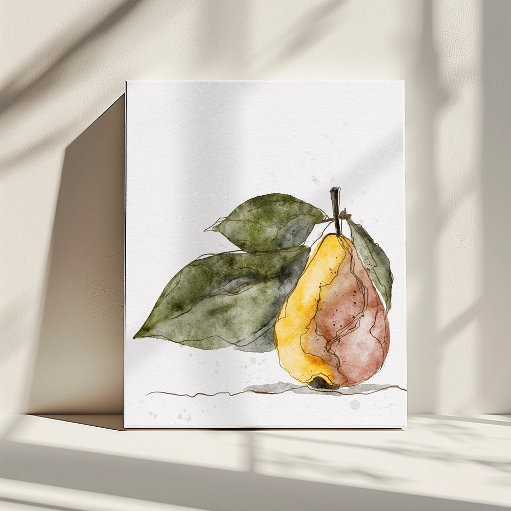 SAFTIGE BIRNE | Leinwand