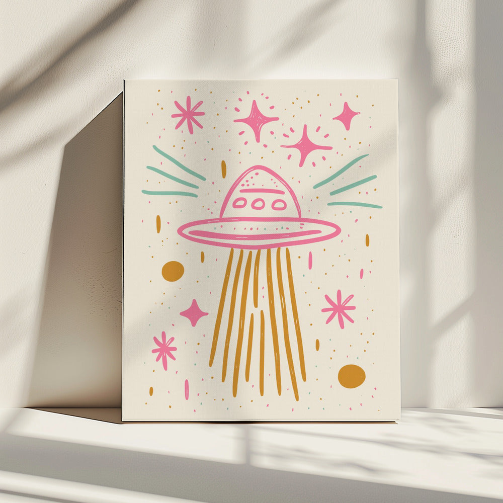 Kosmische Reise | Leinwand