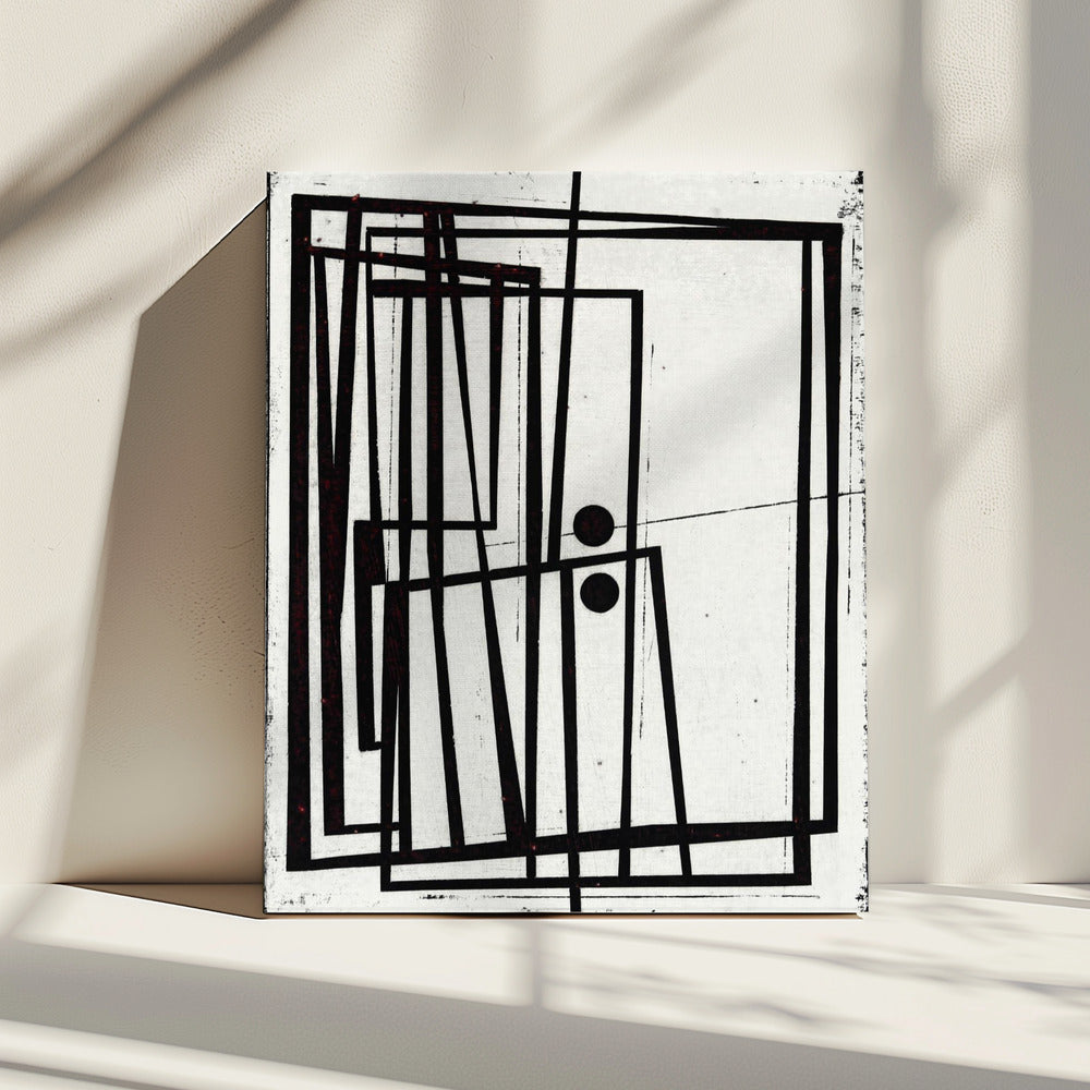 Bold Black Lines | Canvas