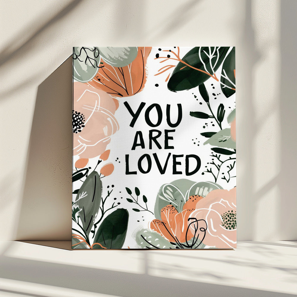 Florale Affirmation | Leinwand