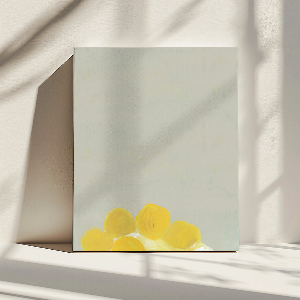 Limoni sul piatto Nr. 2 | Leinwand