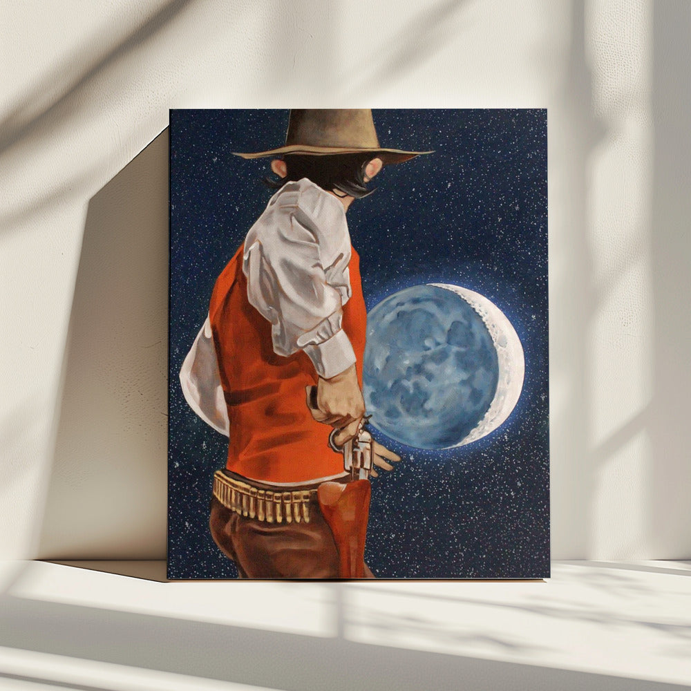 Schieße auf den Mond | Leinwand