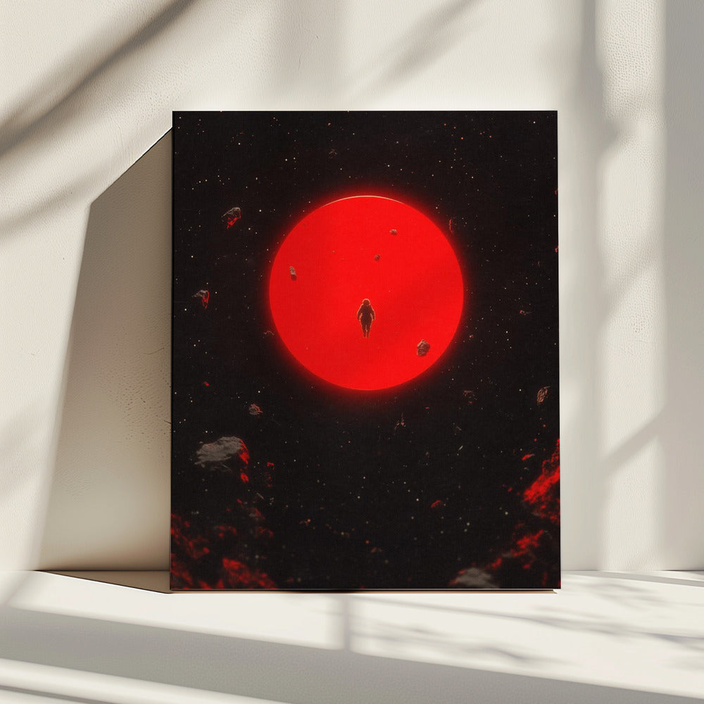 Roter Mond | Leinwand