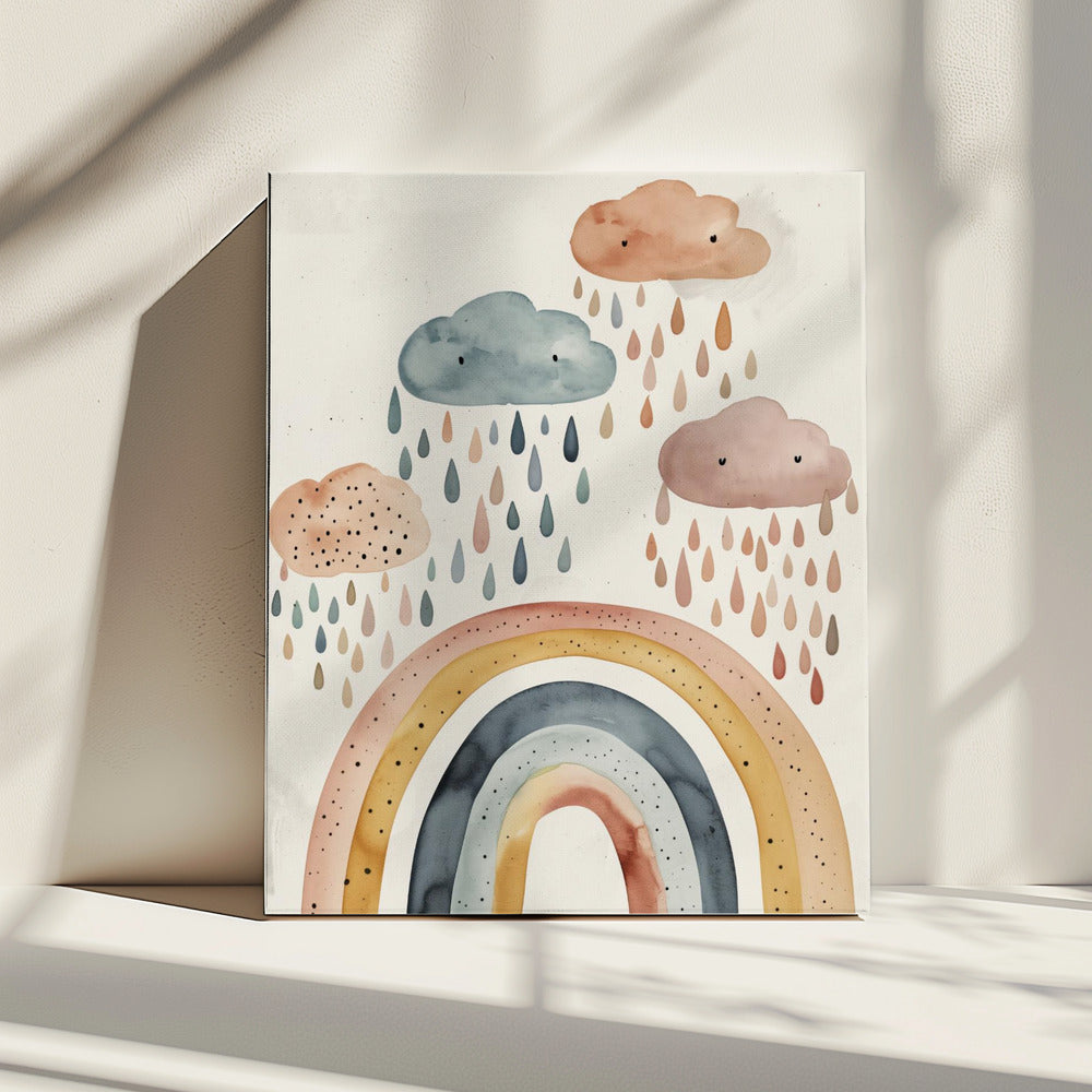 Verspielte Regenbögen | Leinwand