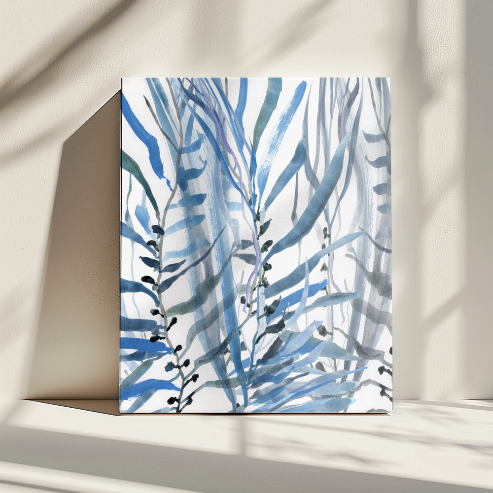 Blaue Algen Nr. 2 | Leinwand