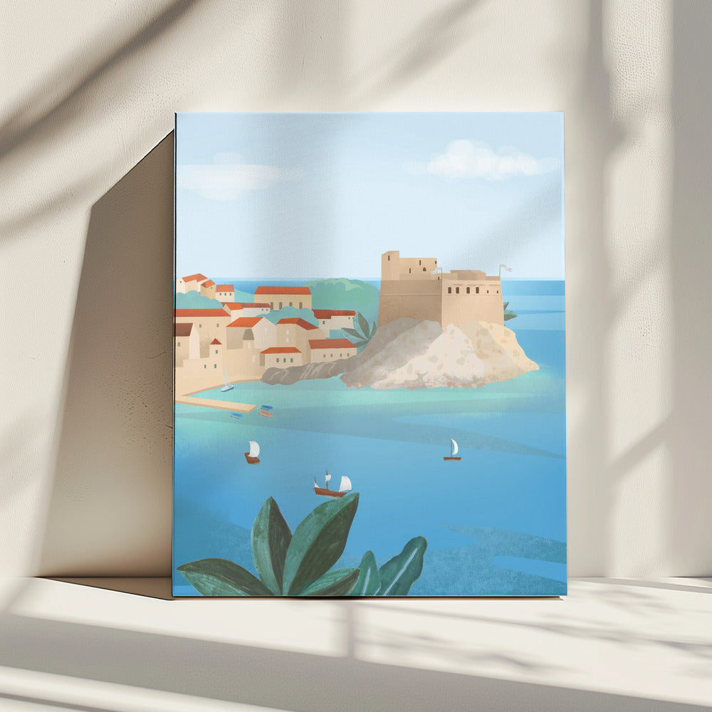 Festung von Dubrovnik | Leinwand