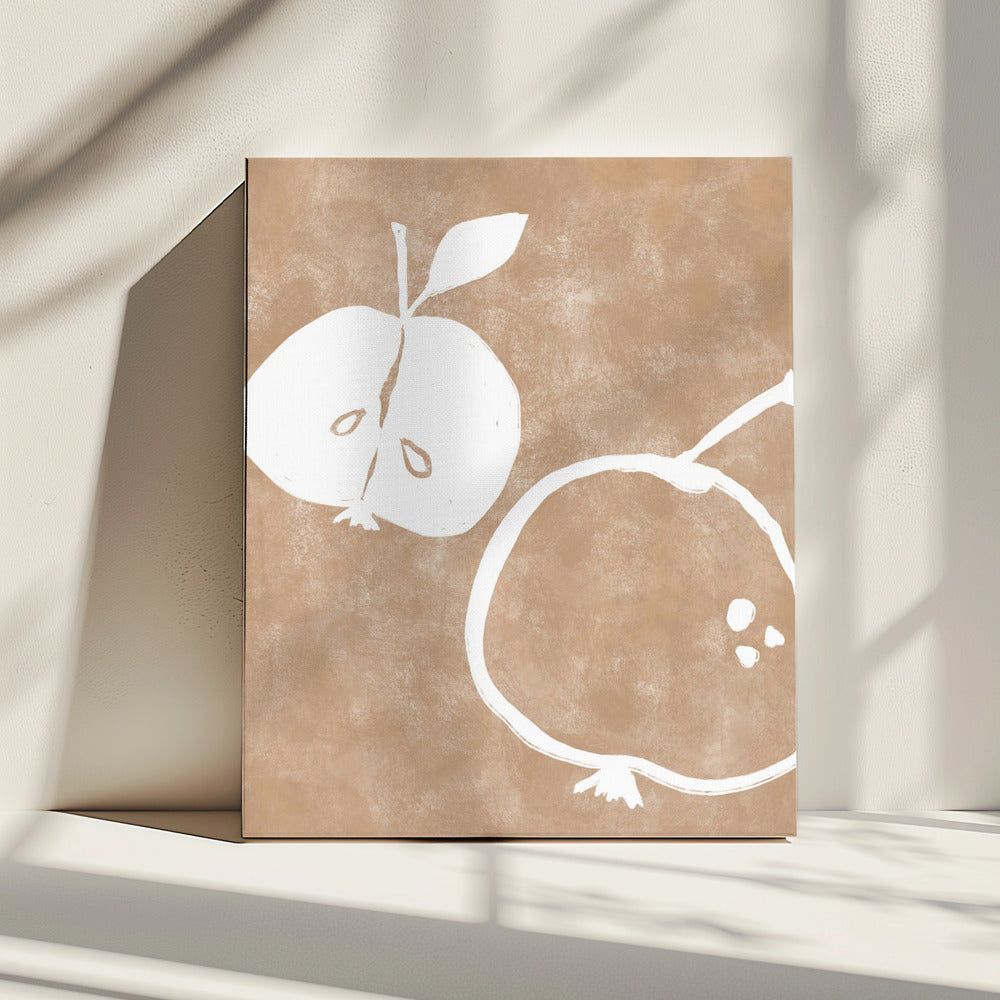 Fruchtsilhouetten | Leinwand