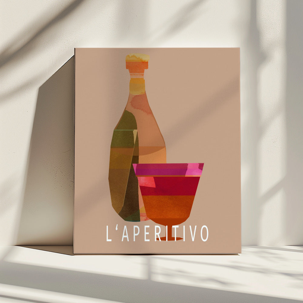 Der Aperitif 2 | Leinwand