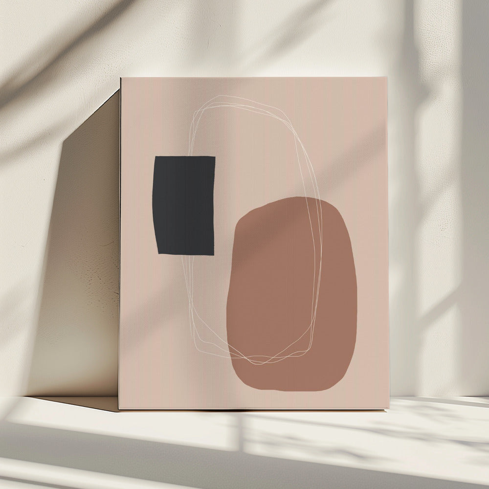 Minimalistische geometrische Formen | Leinwand