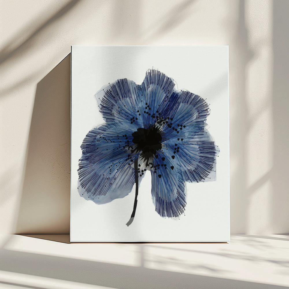 Blaue Blume 2 | Leinwand