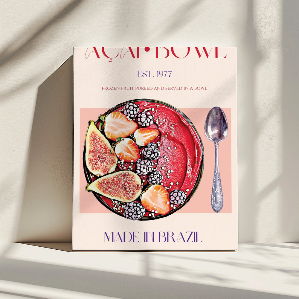 Acai-Schale | Leinwand