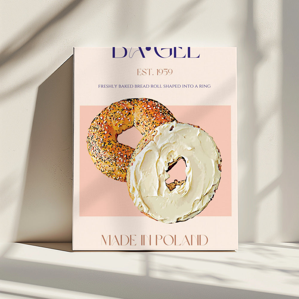 Polnischer Bagel-Genuss | Leinwand