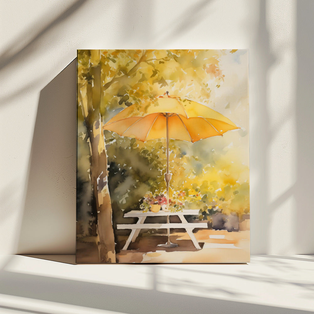 Summer In the Back Garden | Canvas