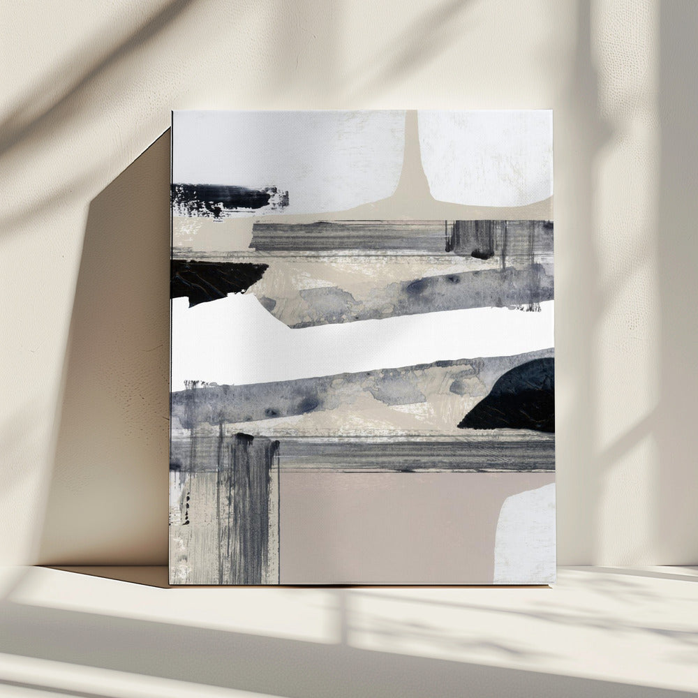 Neutrale geometrische Abstraktion | Leinwand
