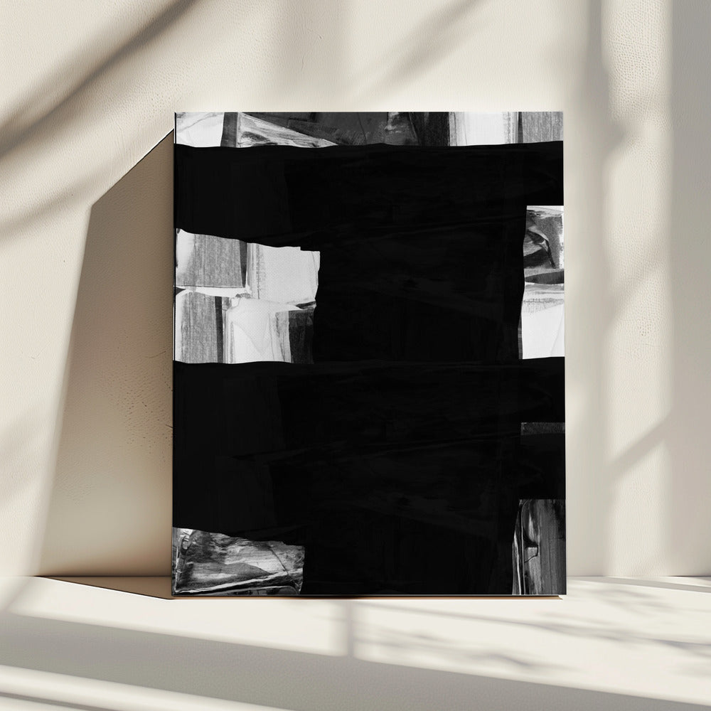 Monochrome Ebenen | Leinwand