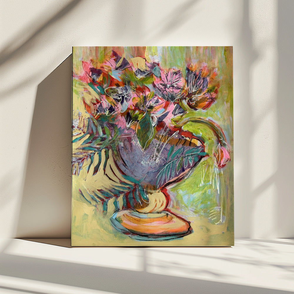 Blumenstrauß der Herzen VIII | Leinwand