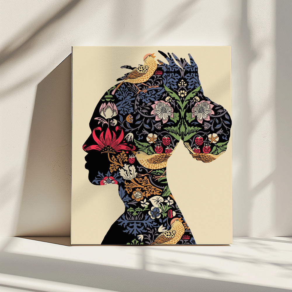 Afro-Frau | Leinwand