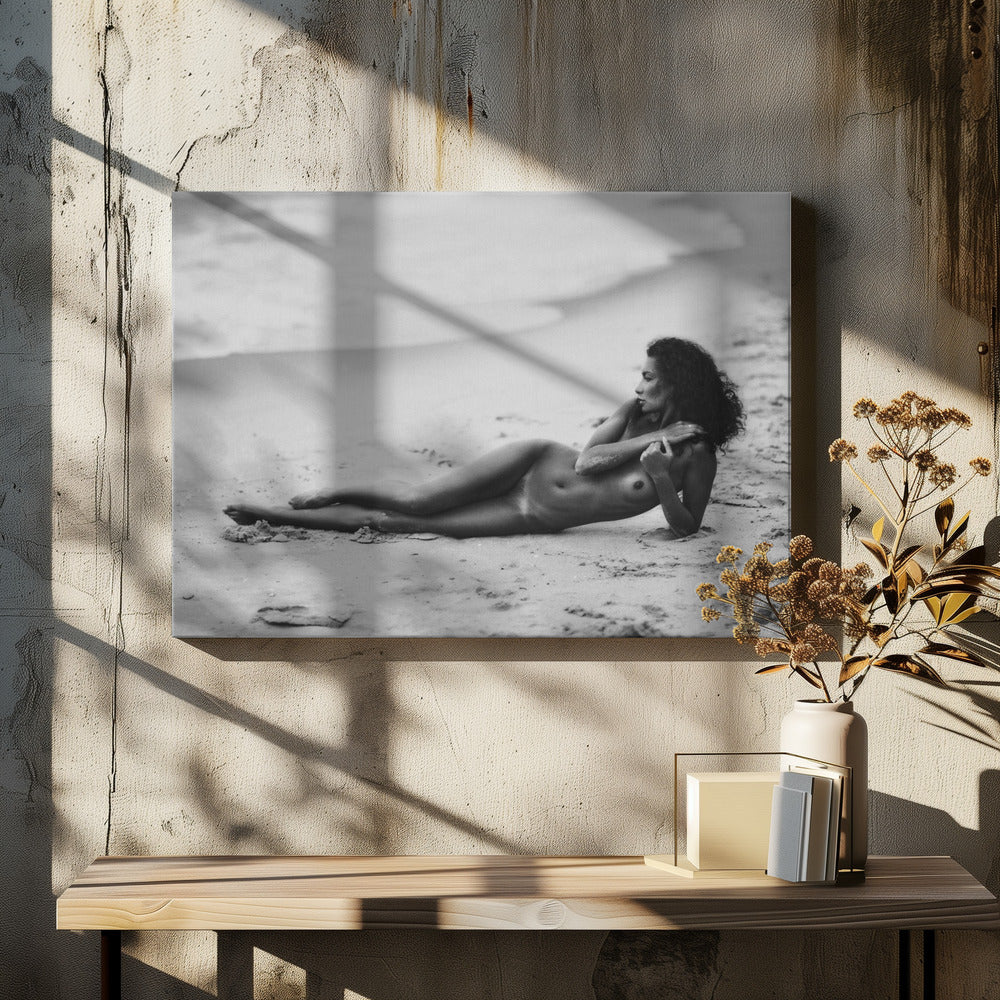 Katrin und das Meer | Leinwand