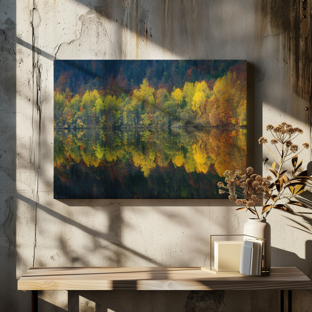Herbstliche Stille | Leinwand