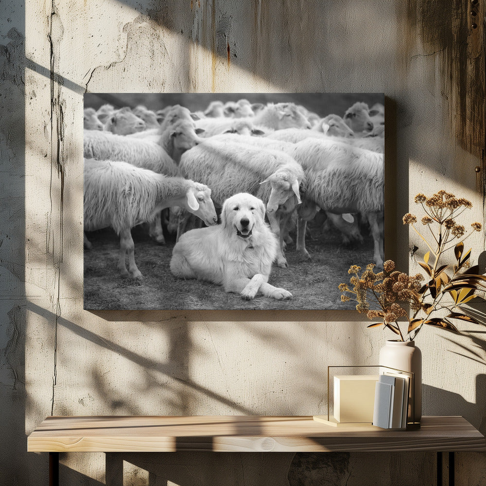 Der Boss | Leinwand