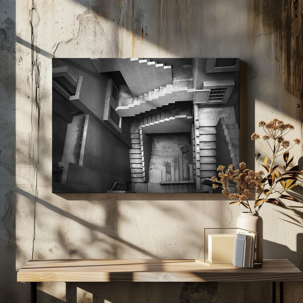 Escher lebt hier | Leinwand