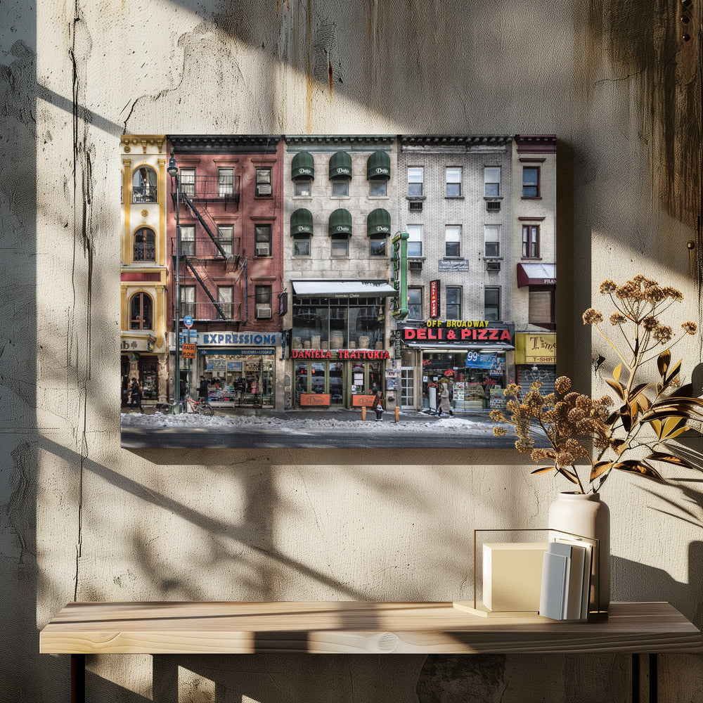 Ein kalter Tag in NY | Leinwand