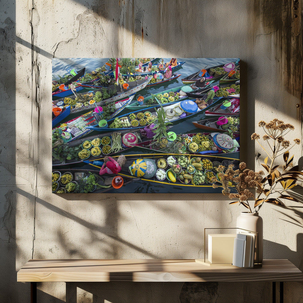 Banjarmasin Floating Market | Canvas