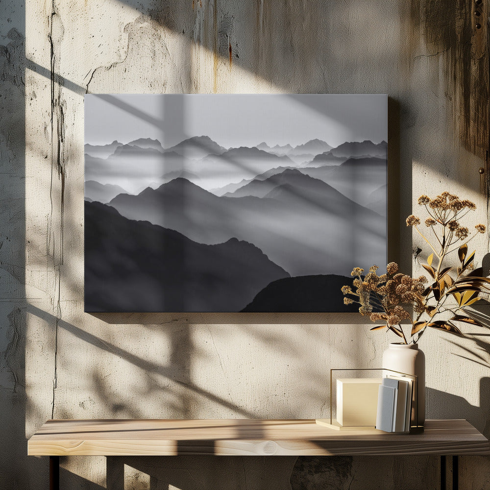 Bergschichten | Leinwand