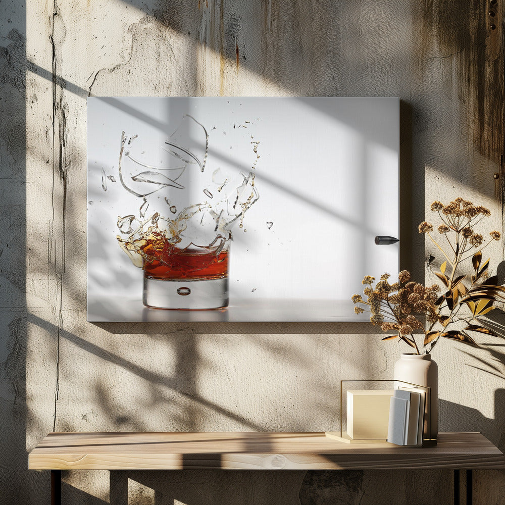 Whisky-Schuss | Leinwand