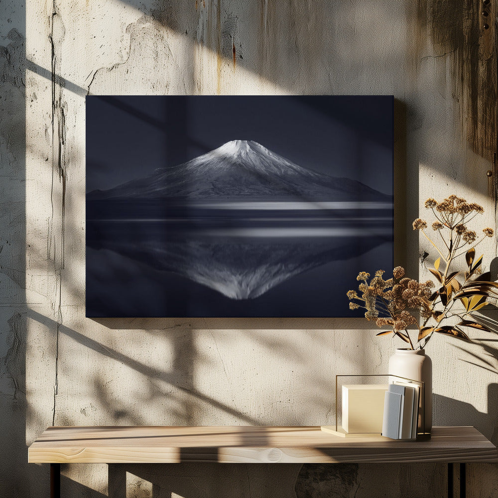 Spiegelung des Fuji | Leinwand