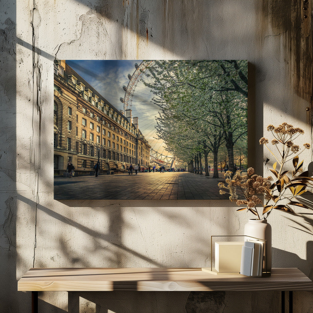 Last Daylights at the London Eye | Canvas
