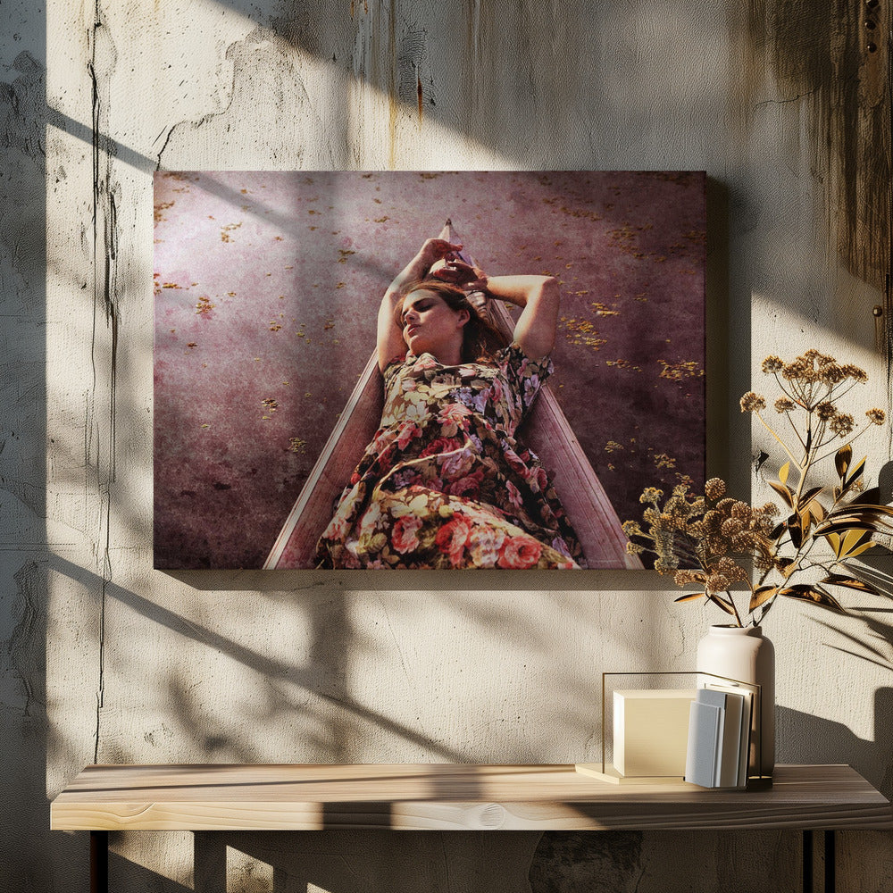 Abend am See | Leinwand