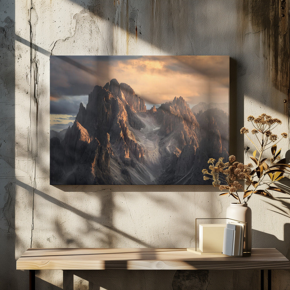 Licht auf dem Weg | Leinwand