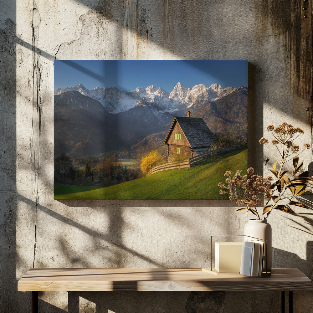 Idyllische Landschaft | Leinwand