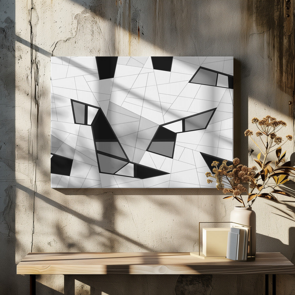 Linienpuzzle | Leinwand