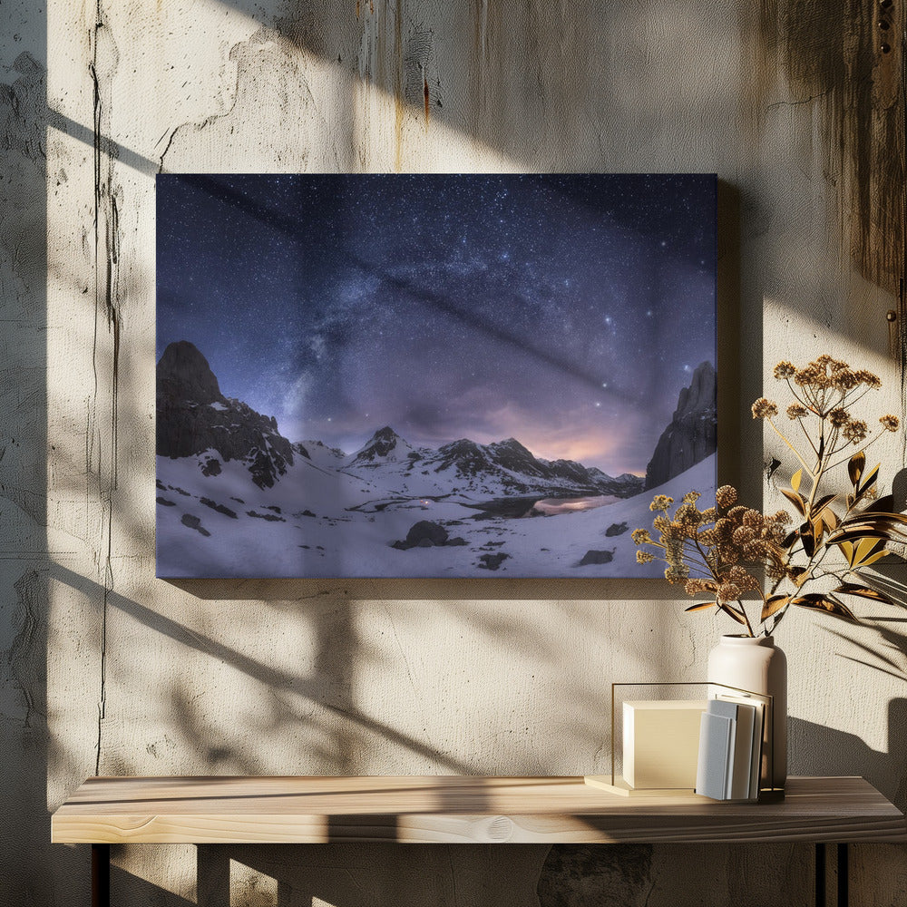 Winterweg | Leinwand
