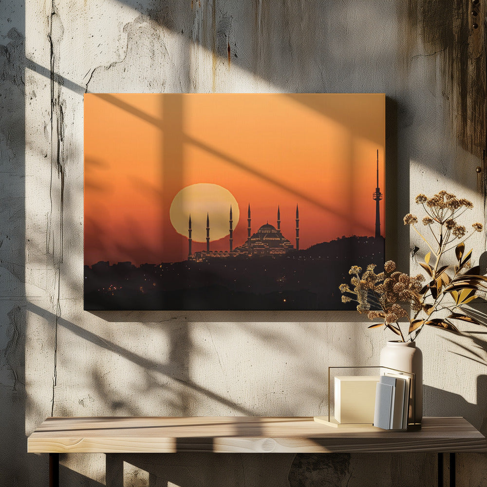 Sonnenaufgang in Istanbul | Leinwand