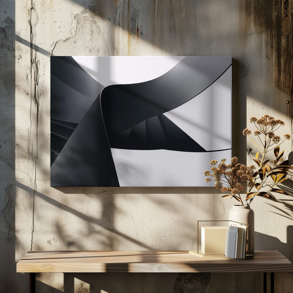 Divergierende Linien | Leinwand