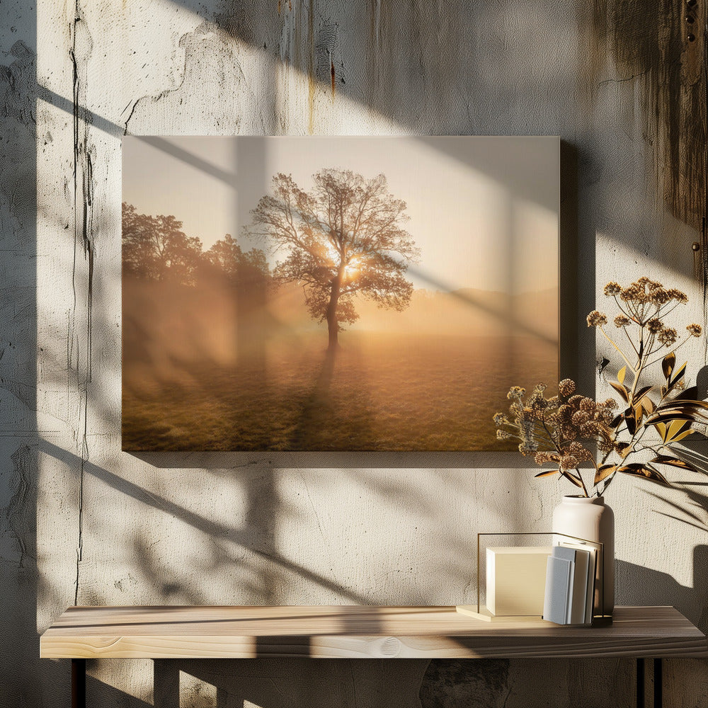 Einsamer Baum | Leinwand
