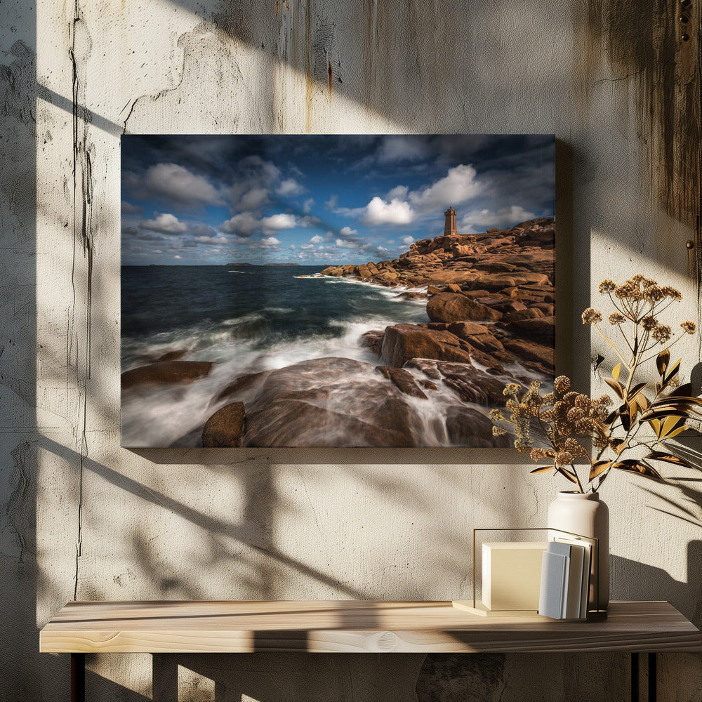 Le phare de Ploumanac'h | Leinwand