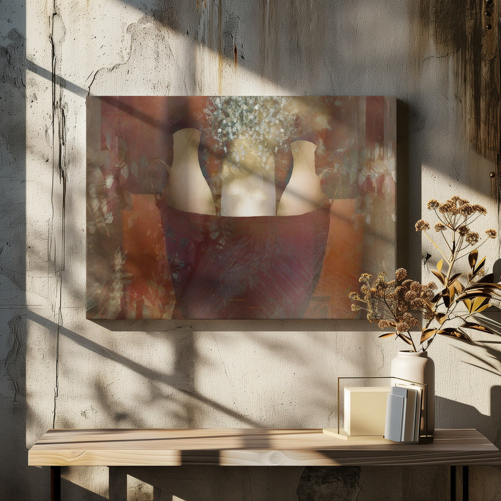 Drei Vasen | Leinwand