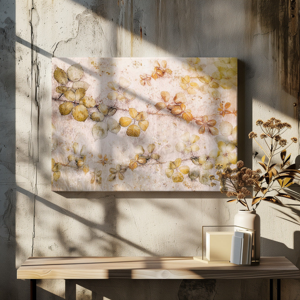 Blätter ausmalen | Leinwand