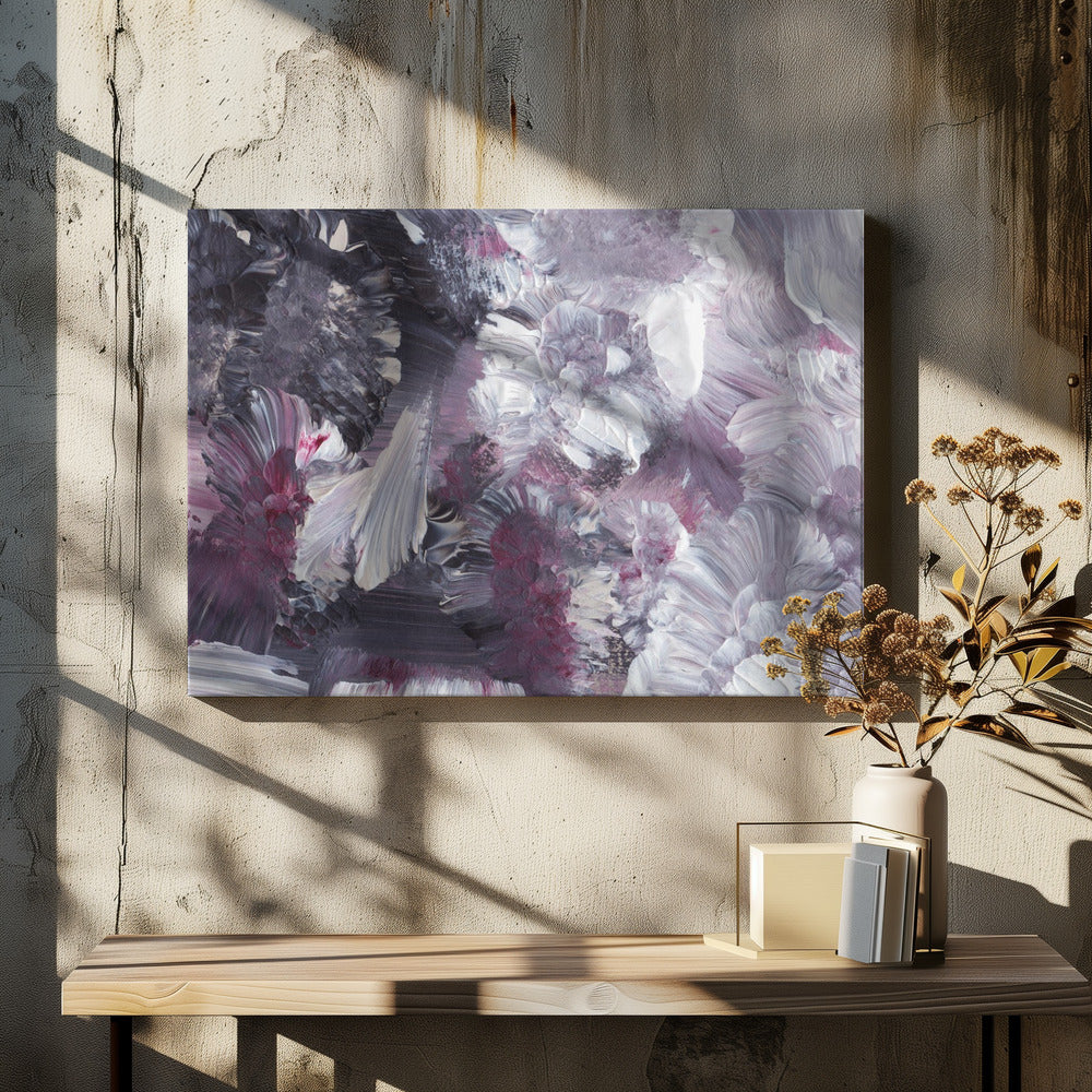 Florale impressionistische Pinselstriche | Leinwand